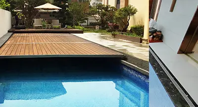 Electric Retractable Hard Pool Automatic Swimming Pool Cover - China Swimming  Pool Cover and Pool Cover price
