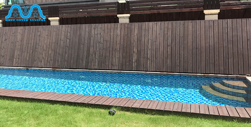 steel frame pool cover